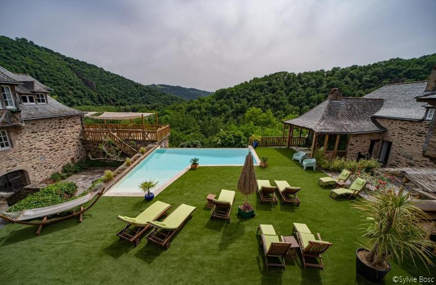 Chateau De Longcol Otel La Fouillade Dış mekan fotoğraf
