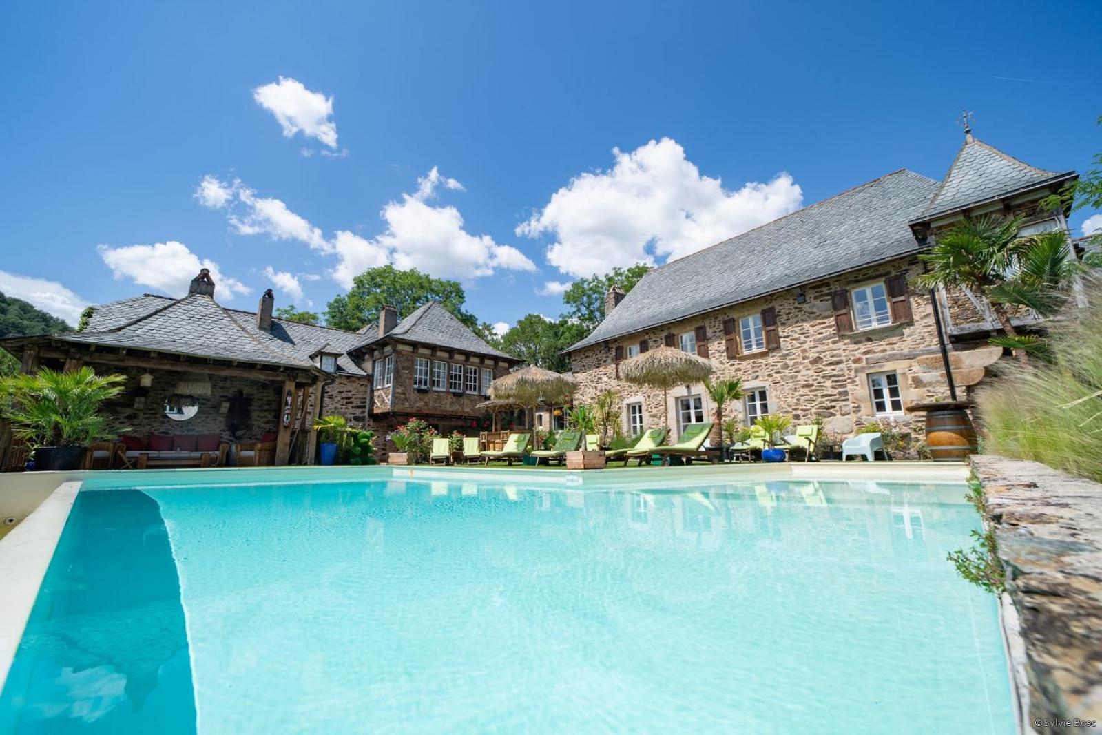 Chateau De Longcol Otel La Fouillade Dış mekan fotoğraf