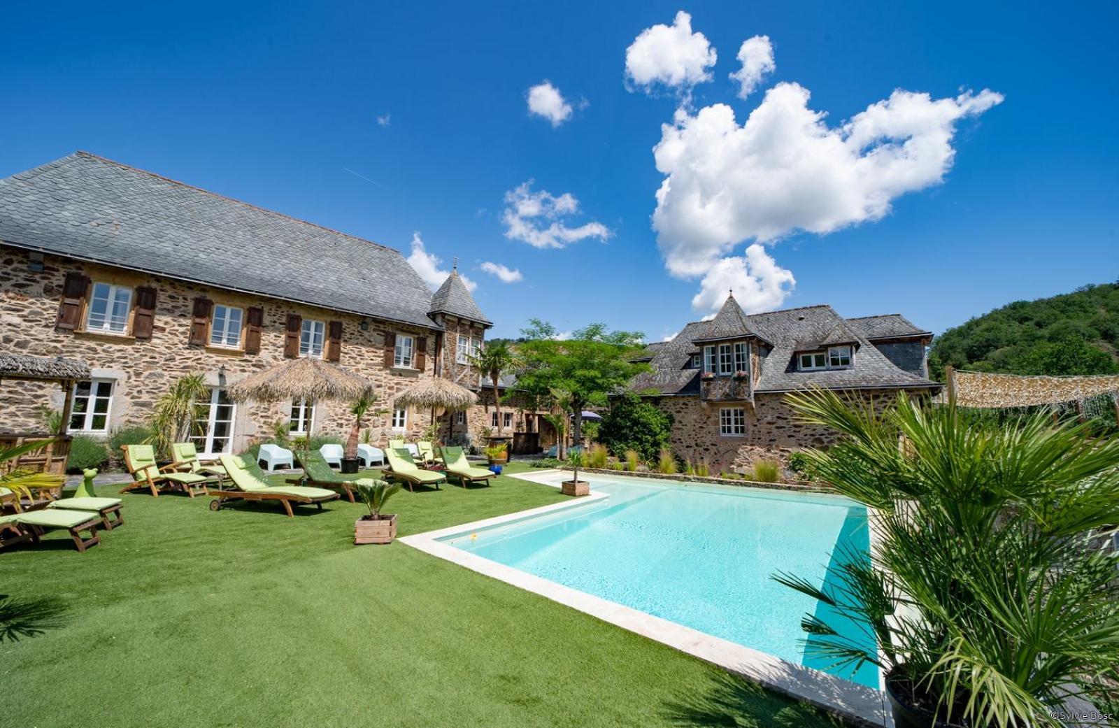 Chateau De Longcol Otel La Fouillade Dış mekan fotoğraf