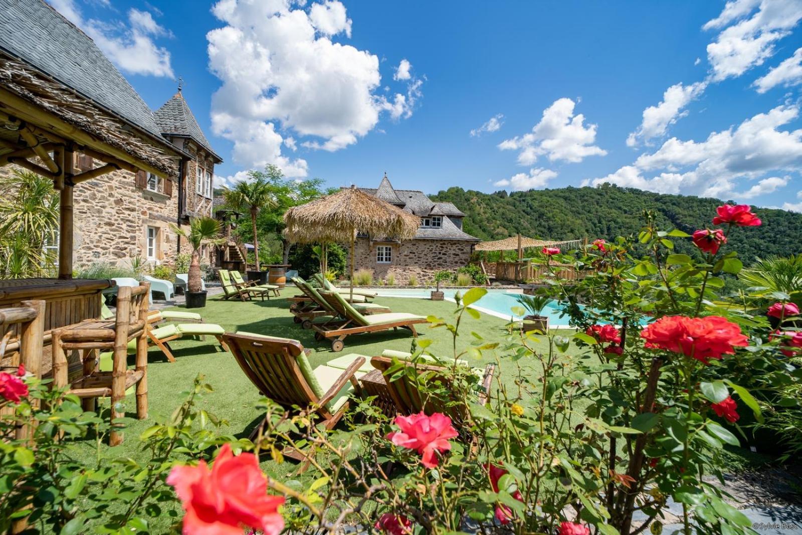 Chateau De Longcol Otel La Fouillade Dış mekan fotoğraf